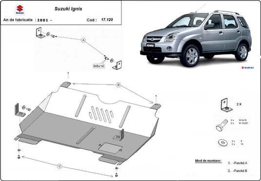 Motor - Metallic Shield Suzuki Ignis (2 mm)