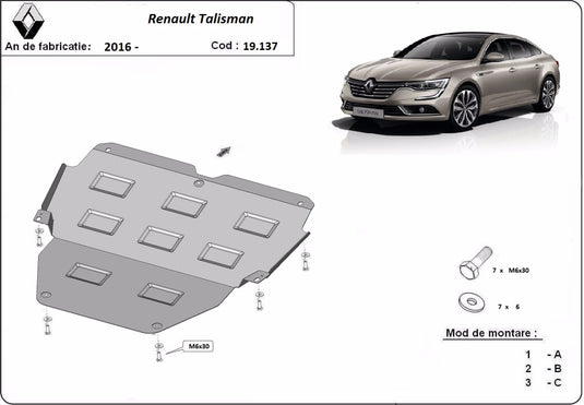 Motore - Metallic Shield Renault Talisman (2mm)