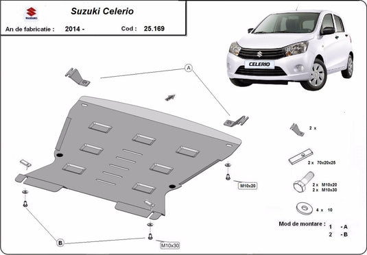 Motor - Metallic Shield Suzuki Celerio (2 mm)