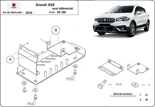Differential - Metallic Shield Suzuki SX 4 (3mm)
