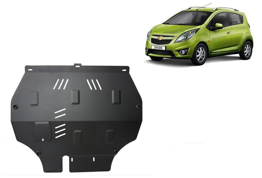Engine - metallic shield Chevrolet Spark (2mm)