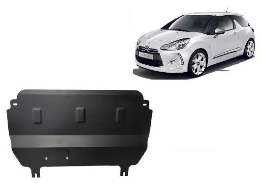 Engine - metallic shield Citroen DS3 (2mm)