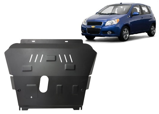 Engine - metallic shield Chevrolet Aveo - T250 (2mm)