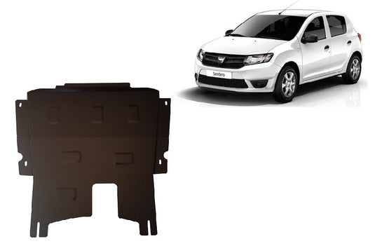 Engine - metallic shield Dacia Sandero 2 (2mm)