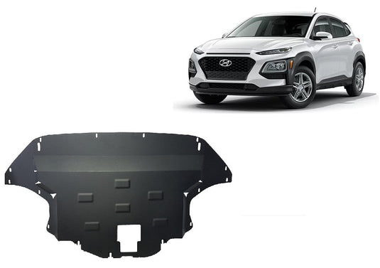 Engine - metallic shield Hyundai Kona (2mm)