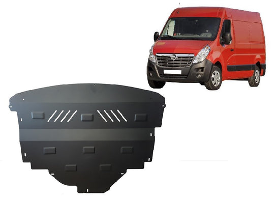 Engine - metallic shield Opel Movano (2mm)