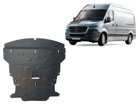 Engine - metallic shield Mercedes Sprinter-Tracțiune  față (2mm)