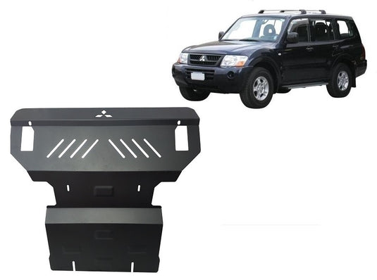 Engine - metallic shield Mitsubishi Pajero III (V60, V70) (3mm)