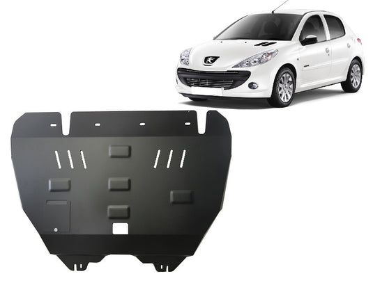 Engine - metallic shield Peugeot 206 (2mm)