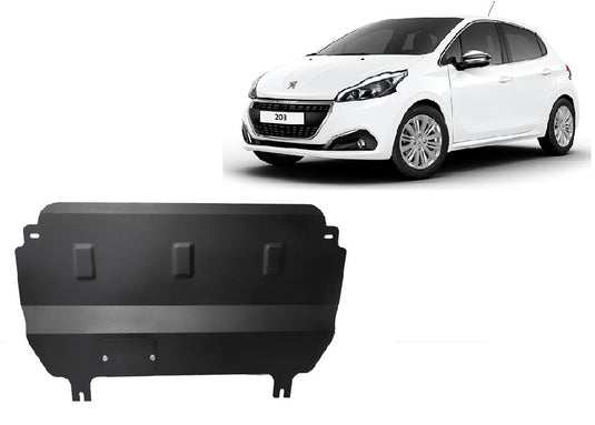 Engine - metallic shield Peugeot 208 (2mm)