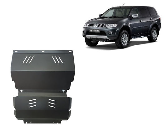 Engine - metallic shield Mitsubishi Pajero Sport II (3mm)