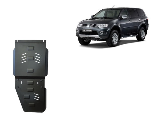 Differenziale e cambio - Shield metallico Mitsubishi Pajero Sport II (3 mm)