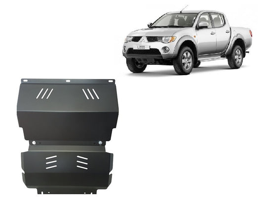 Engine - metallic shield Mitsubishi L (3mm)