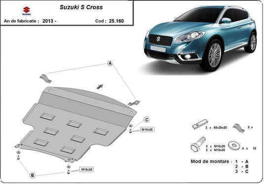 Motor - Metallic Shield Suzuki S -Cross (Cutie de Viteză -Handbuch) (2 mm)