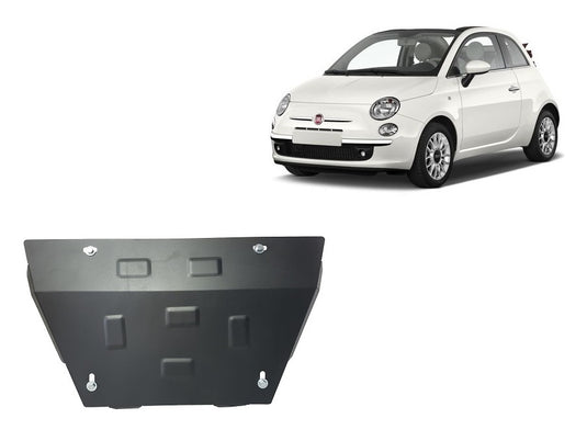 Engine - metallic shield Fiat 500 S (2mm)