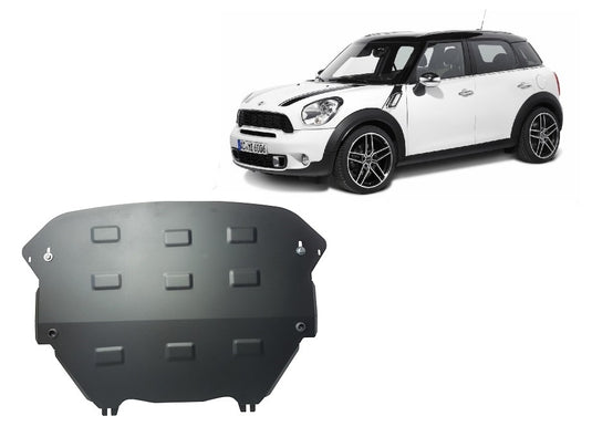 Engine - metallic shield Mini Countryman (2mm)