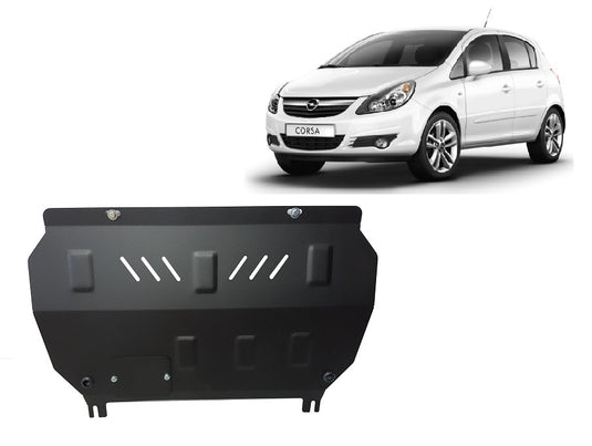 Engine - metallic shield Opel Corsa D (2mm)