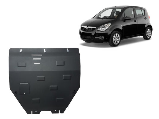 Engine - metallic shield Opel Agila (2mm)