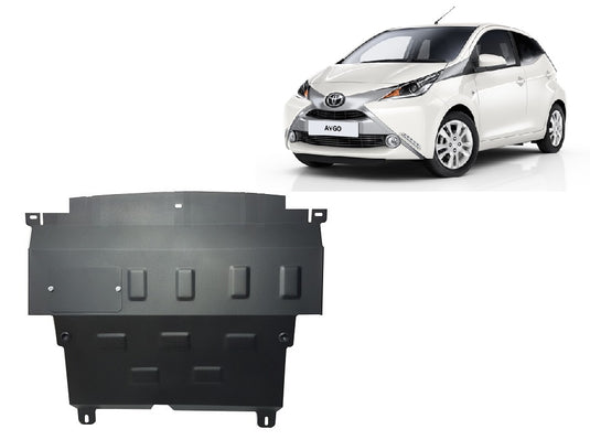 Moteur - bouclier métallique Toyota Aygo AB40 (2 mm)