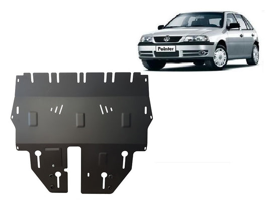 Engine - metallic shield Volkswagen Pointer (cutie de viteză manuală) (2mm)