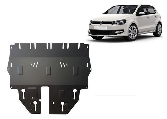 Engine - metallic shield VW Polo (2mm)