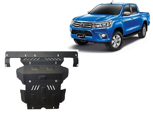Moteur - bouclier métallique Toyota Hilux Revo (2,5 mm)