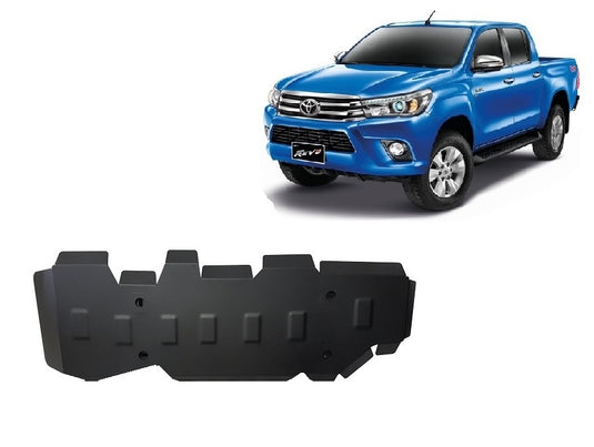 Réservoir de carburant - blindage métallique Toyota Hilux Revo (2,5 mm)