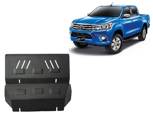 Radiateur - bouclier métallique Toyota Hilux Revo (3 mm)