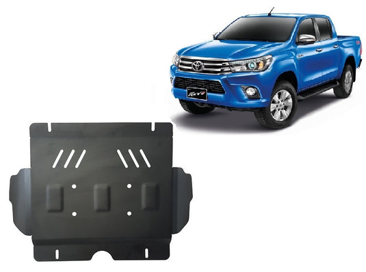 Moteur - bouclier métallique Toyota Hilux Revo (3 mm)