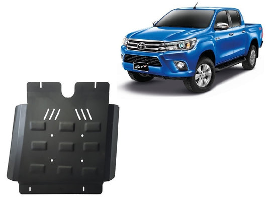 Boîte de vitesses - blindage métallique Toyota Hilux Revo (3 mm)