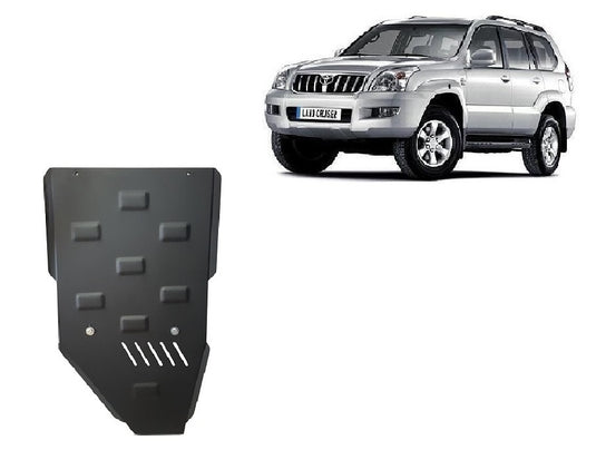 Boîte de vitesses - blindage métallique Toyota Land Cruiser J120 (2 mm)