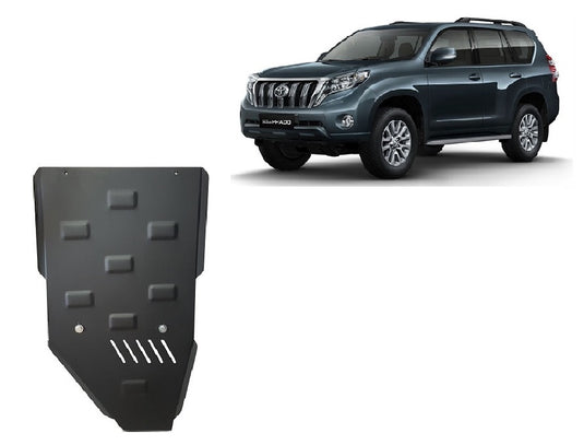 Boîte de vitesses - blindage métallique Toyota Land Cruiser 150 (2,5 mm)