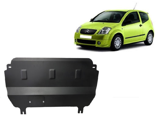 Engine - metallic shield Citroen C2 (2mm)