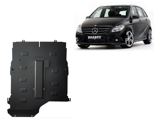 Engine - metallic shield Mercedes B-Class, W245 (2mm)