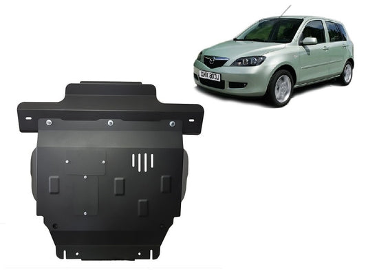 Engine - metallic shield Mazda 2 (2mm)