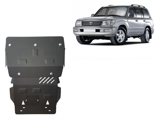 Moteur - bouclier métallique Toyota Land Cruiser J100 (2,5 mm)