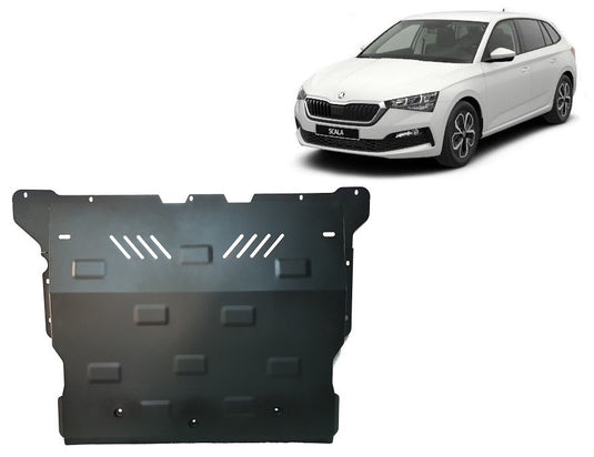 Engine - metallic shield Skoda Scala (2mm)