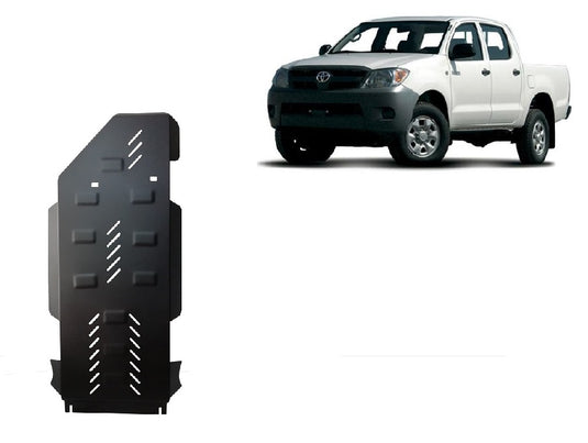 Différentiel et boîte de vitesses - blindage métallique Toyota Hilux (3 mm)