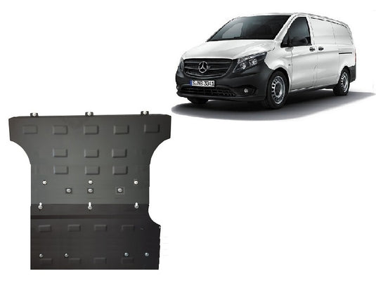 Engine - metallic shield Mercedes Viano W447 - 2.2 D 4x2 (tracțiune spate) (2.5mm)