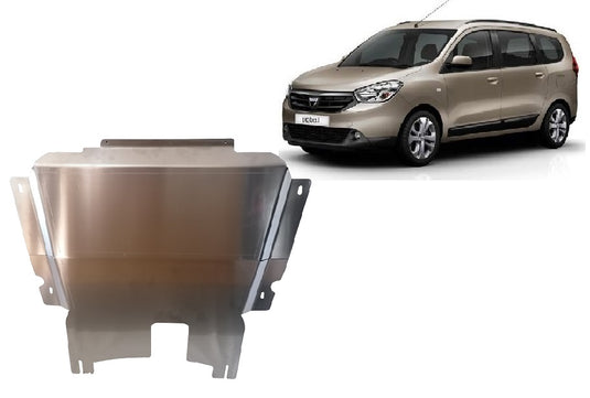 Motor - Metallic Shield Aluminium Dacia Lodgy (4 mm)