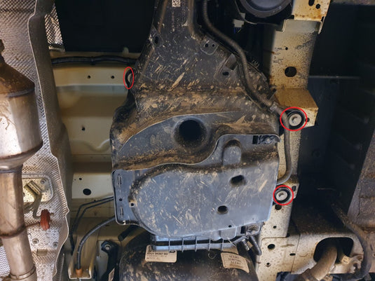 Fuel tank - metallic shield  AdBlue Ford Transit - Tractiune fata (2mm)