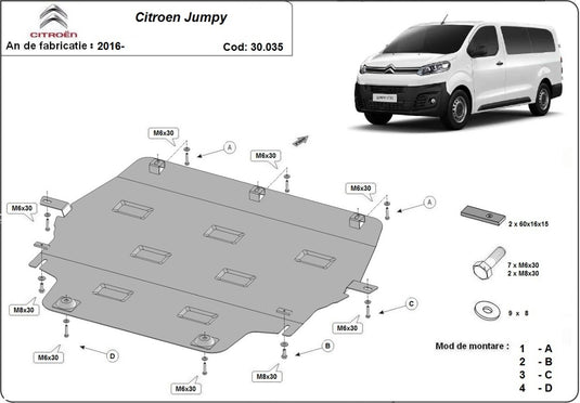 Scut Motor Citroen Jumpy (2mm)