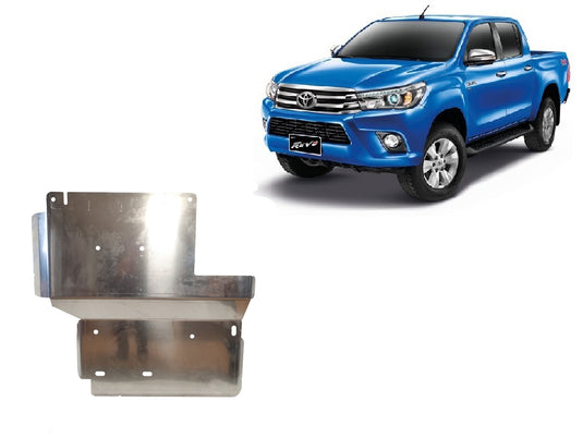 Bouclier métallique pour réducteur en aluminium Toyota Hilux Revo (6 mm)