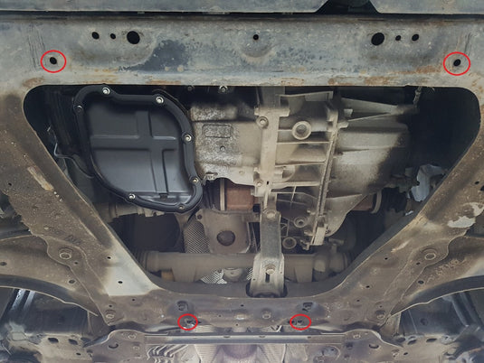Engine - metallic shield Nissan Pulsar (2mm)