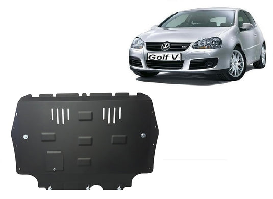 Engine - metallic shield VW Golf 5 (2mm)