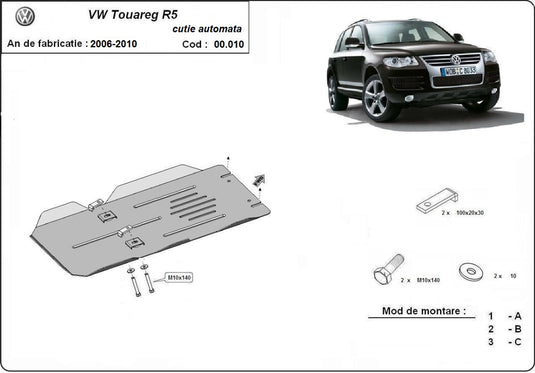 Getriebe - Metallic Shield Automata VW Touareg R5 (3 mm)