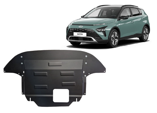 Engine - metallic shield Hyundai Bayon (2mm)