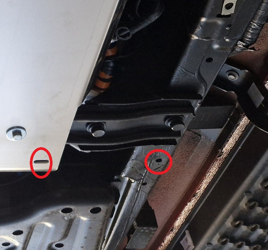 Fuel filter - metallic shield aluminum Ford Ranger Raptor (5mm)