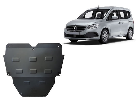 Engine - metallic shield Mercedes EQT (2mm)