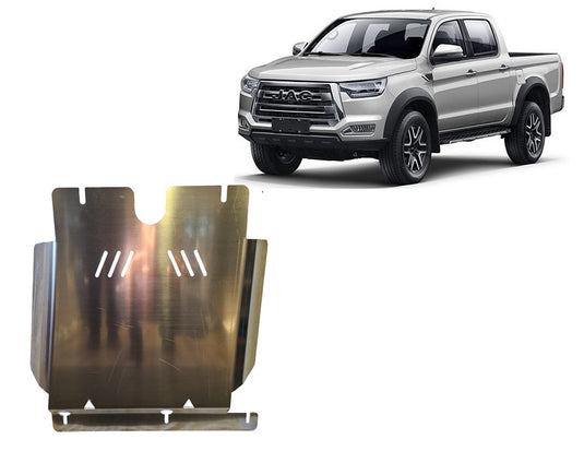 Gearbox - metallic shield aluminum Jac T8 (5mm)